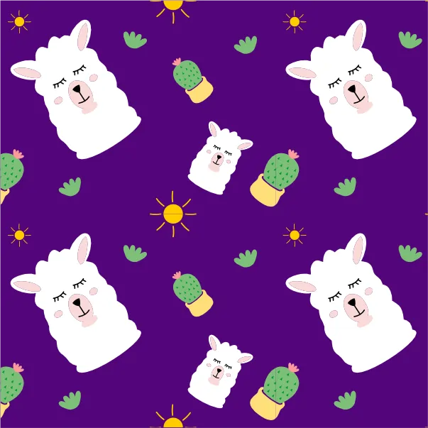 Llama Purple