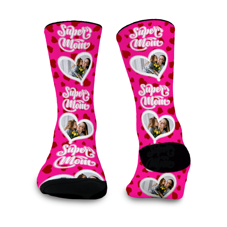 Calcetines personalizados del día de la madre