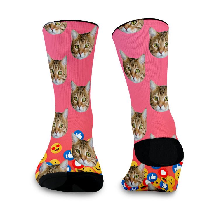 Calcetines personalizados de gato