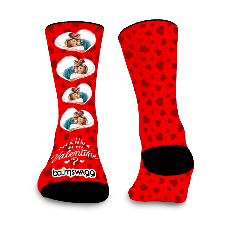 Valentins kunden spezifische Socken