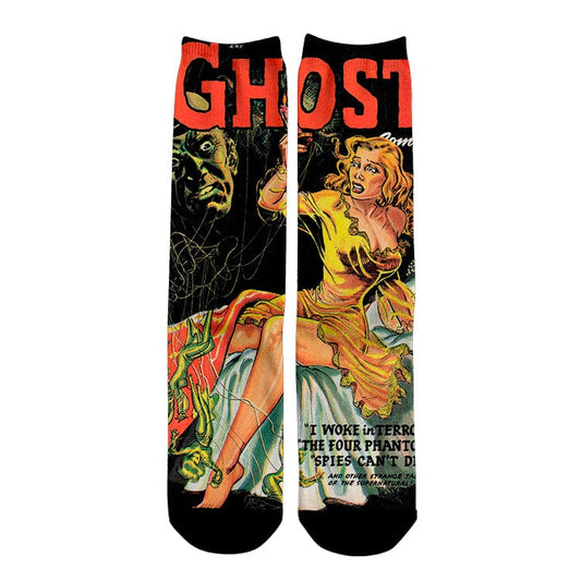 Meias divertidas casual ghost