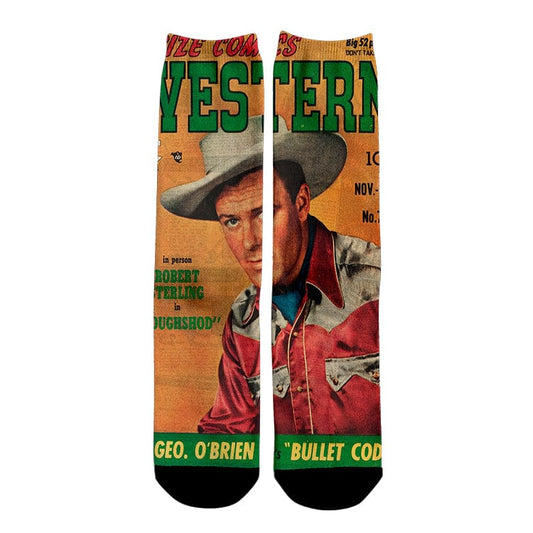 Meias divertidas casual western