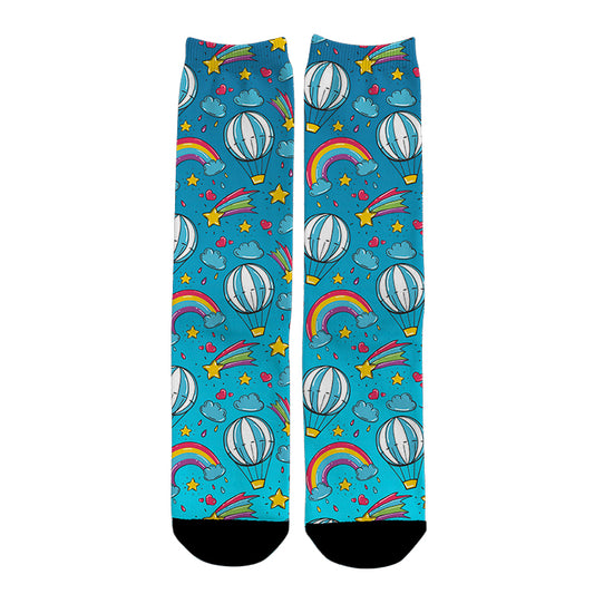 Meias divertidas casual fantasy