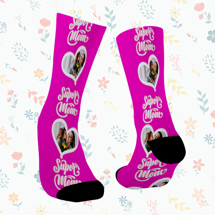 Calcetines personalizados del día de la madre