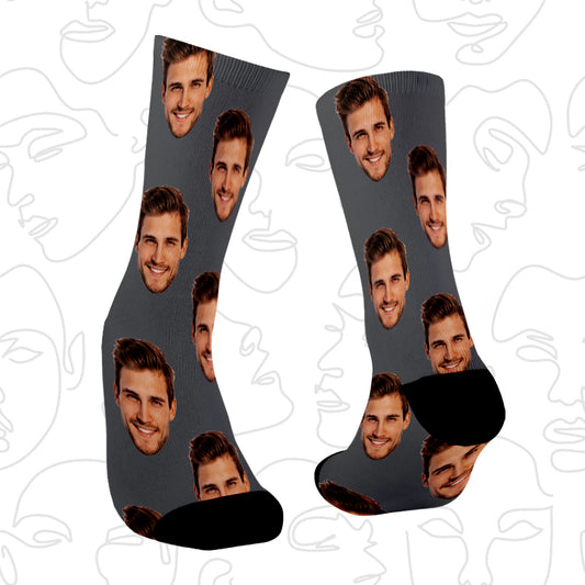 Visage Chaussettes Personnalisées