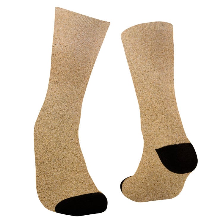 Meias divertidas casual sand