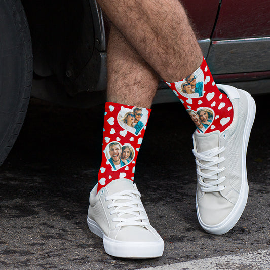 Chaussettes Saint Valentin personnalisées