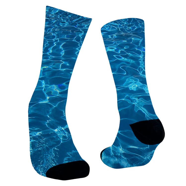 Meias divertidas casual water